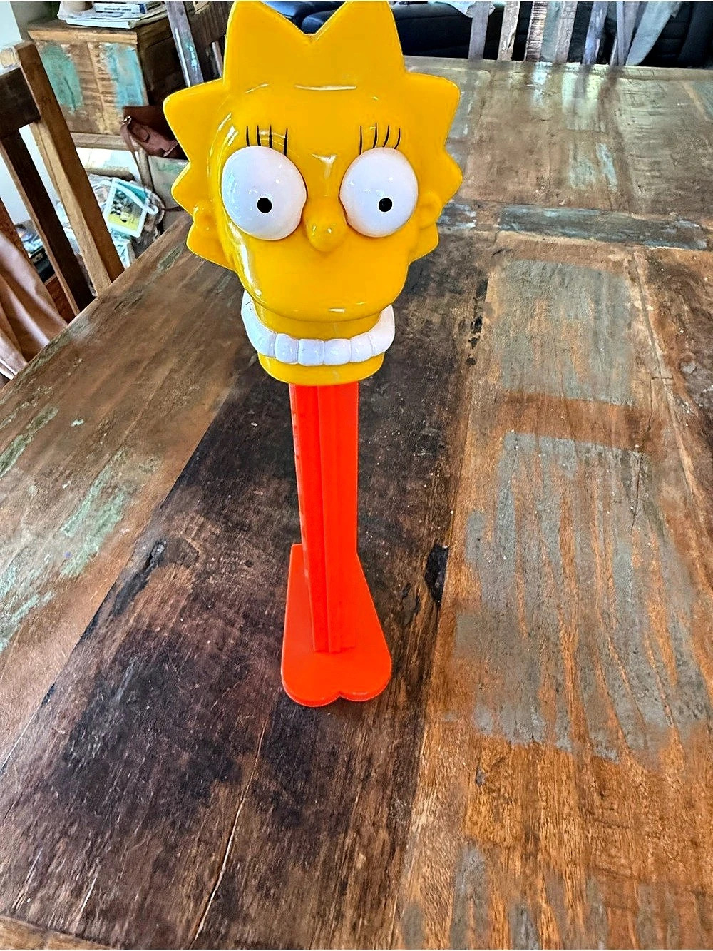 PEZ The Simpsons Bart Dispenser Yellow & Red NWT